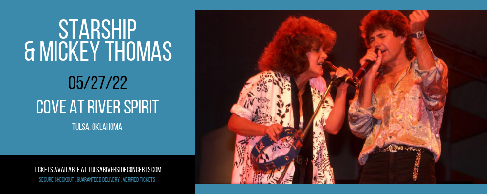 Starship & Mickey Thomas at Cove At River Spirit tickets Starship & Mickey Thomas at Cove At River Spirit
