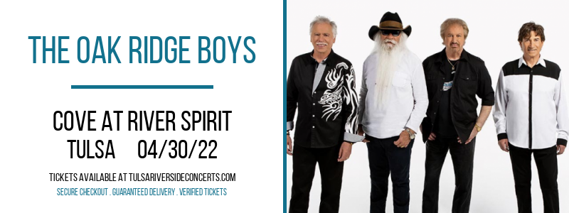 The Oak Ridge Boys at Cove At River Spirit tickets The Oak Ridge Boys at Cove At River Spirit