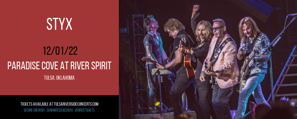 Styx at Cove At River Spirit tickets Styx at Cove At River Spirit