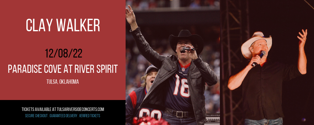 Clay Walker at Cove At River Spirit tickets Clay Walker at Cove At River Spirit