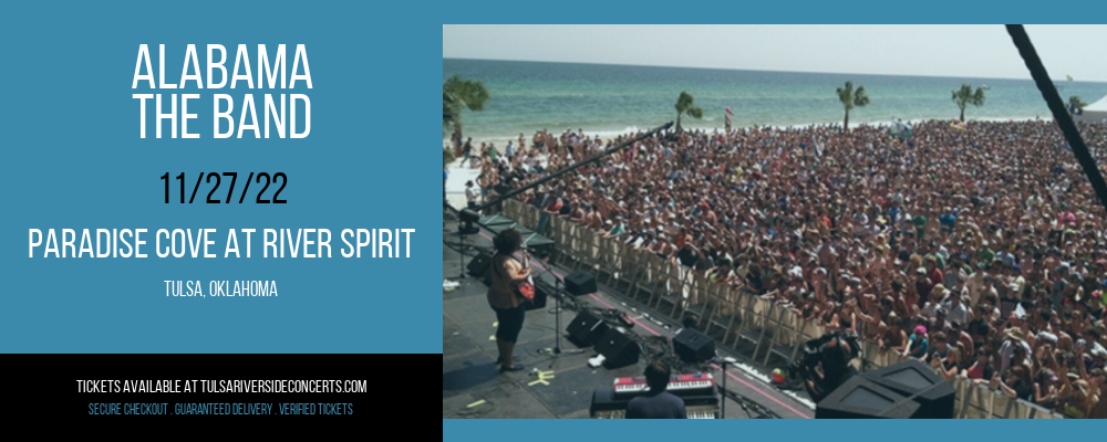 Alabama - The Band at Cove At River Spirit tickets Alabama - The Band at Cove At River Spirit