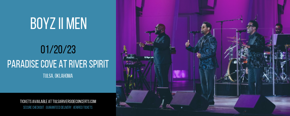 Boyz II Men at Cove At River Spirit tickets Boyz II Men at Cove At River Spirit