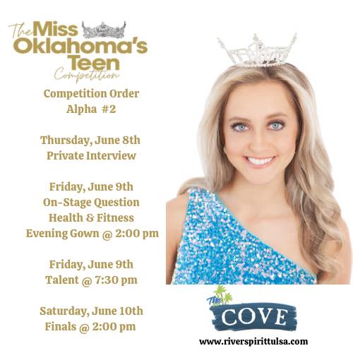 Miss Oklahoma Teen at Cove At River Spirit