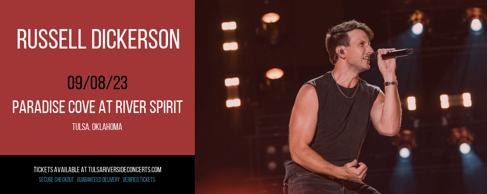 Russell Dickerson at Cove At River Spirit tickets Russell Dickerson at Cove At River Spirit