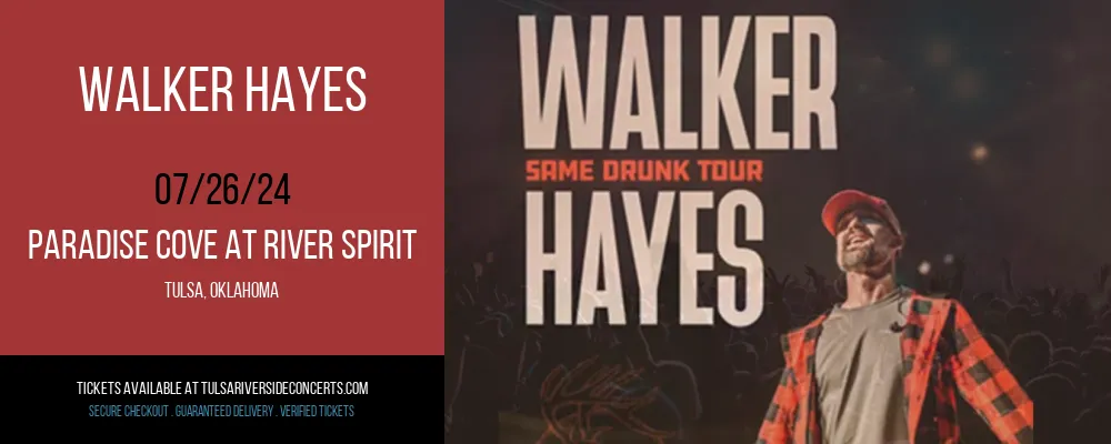 Walker Hayes at Paradise Cove At River Spirit