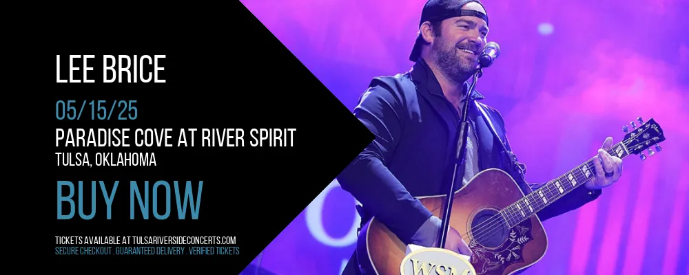 Lee Brice at Paradise Cove At River Spirit