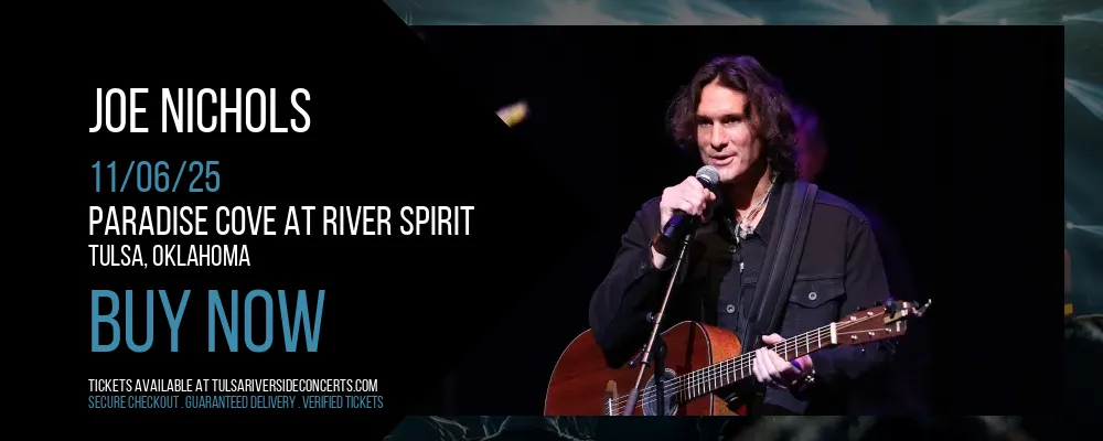 Joe Nichols at Paradise Cove At River Spirit