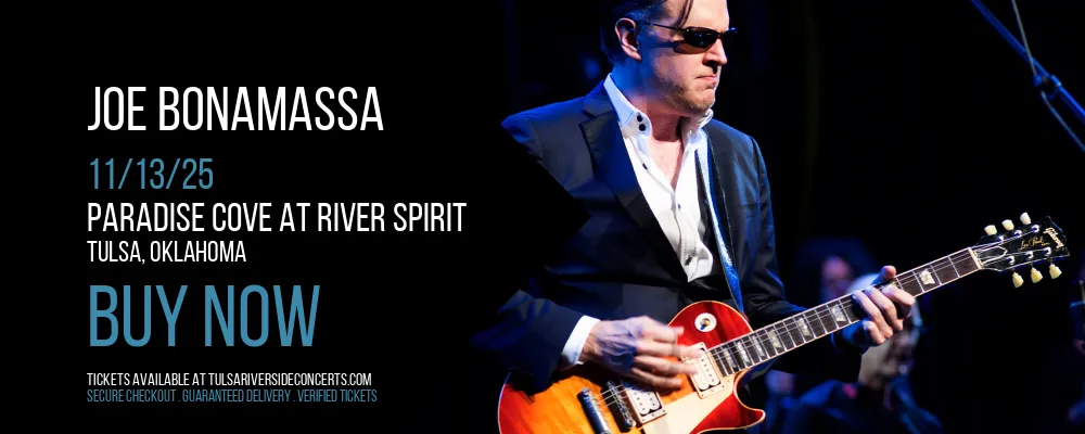 Joe Bonamassa at Paradise Cove At River Spirit